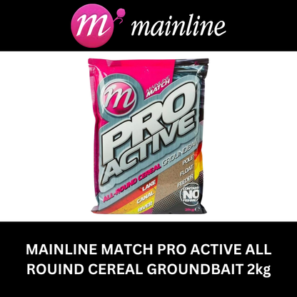 MAINLINE MATCH PRO ACTIVE ALL ROUIND CEREAL GROUNDBAIT 2kg