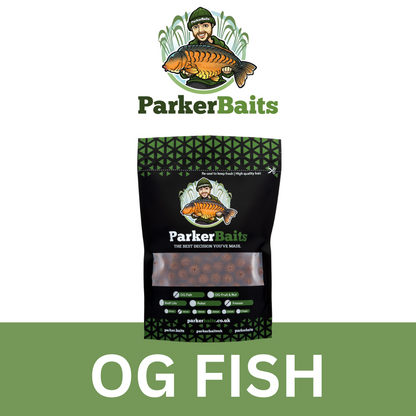 Parker Baits Boilies OG Fish 14mm, 18mm Shelf Life 1kg/5J