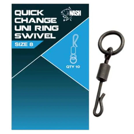 Nash QC UNI ring swivel size 8 by Billing Tackle