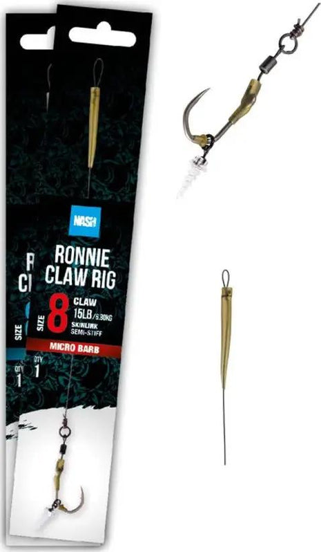 Nash Ronnie claw rig size 4 barbless by Billing Tackle