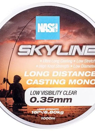 Nash SKYLINE LD mono 15lb clear by Billing Tackle