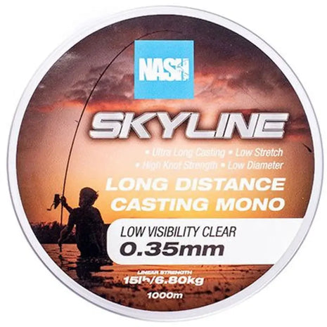 Nash SKYLINE LD mono 15lb clear by Billing Tackle