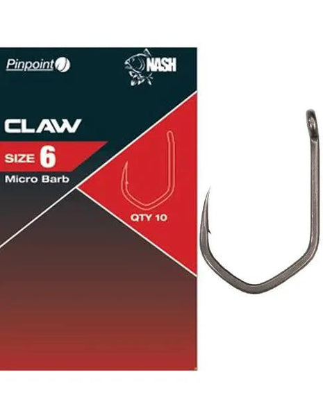 Nash claw size 4 micro barb by Billing Tackle