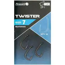 Nash twister barbless size 4 by Billing Tackle