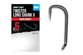 Nash twister long shank Micro Barb size 6 by Billing Tackle