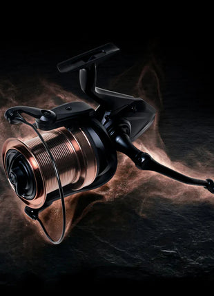 OMC Black Pearl Big Pit Fishing Reel