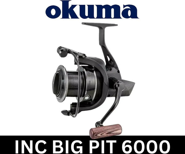Okuma Inception Big Pit Reel INC-6000 Carp Fishing Reel Front Drag – Billing Tackle
