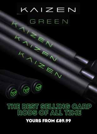 KORDA Kaizen Green Rods / Nets / Spods | Full Range