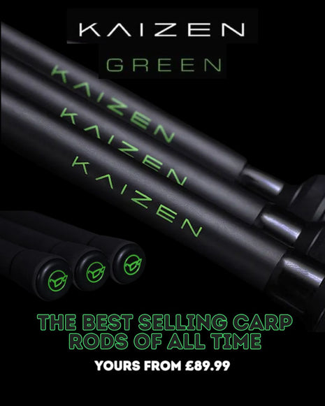 KORDA Kaizen Green Rods / Nets / Spods | Full Range