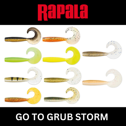 RAPALA GO TO GRUB STORM *All Colours & Sizes*
