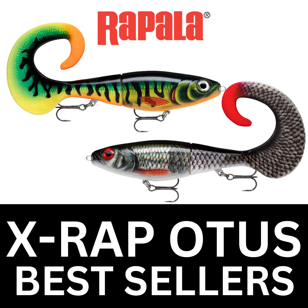 Rapala X Rap Otus Slow Sinking Lures Pike Perch Zander Catfish + FREE TRACE
