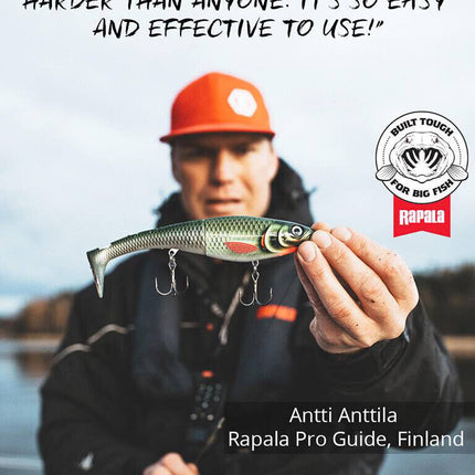 Rapala X Rap Peto Slow Sinking Lures Pike Perch Zander Catfish + FREE TRACE