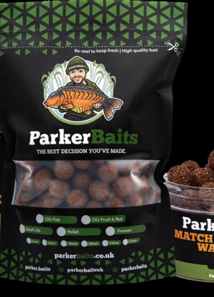 Parker Baits Bundle Create Your Own OG Fish OG Fruit Flat Spot Pellets Particles