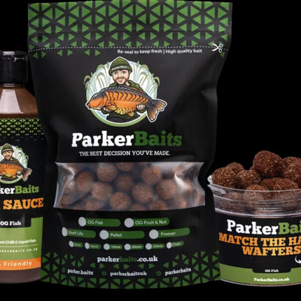 Parker Baits Bundle Create Your Own OG Fish OG Fruit Flat Spot Pellets Particles