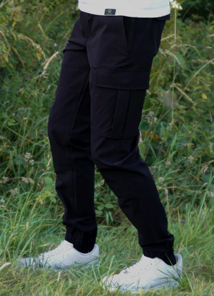 Timeless Cuffed Cargo Trouser - Black - Premium Grade Fishing Clothes