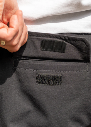 Timeless Cuffed Cargo Trouser - Black - Premium Grade Fishing Clothes
