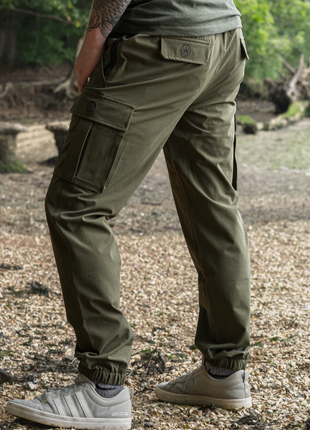 Timeless Cuffed Cargo Trouser - Green - Premium Grade Fishing Clothes