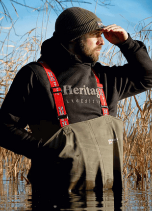 Heritage Waders MK2 All Sizes | RG Baits | Ltd Edition Red Strap Waders for Only £89.99