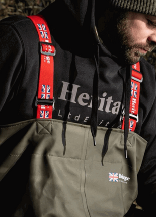 Heritage Waders MK2 All Sizes | RG Baits | Ltd Edition Red Strap Waders for Only £89.99
