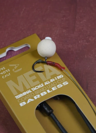 OMC meta all in one lead clip tubing rig size 4 barbless by Billing Tackle