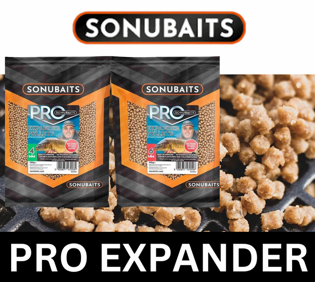 Sonubaits Pro Expander Pellets 3 Bags for £14.99 2mm/4mm/6mm/8mm - FULL RANGE