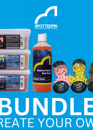 Spotted Fin Bait Bundle - Create Your Own - Method Ready Pellets, Soak, Hookbait