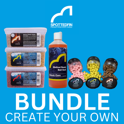 Spotted Fin Bait Bundle - Create Your Own - Method Ready Pellets, Soak, Hookbait