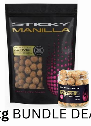 Sticky Baits Active Manilla 5KG Shelf Life 16MM