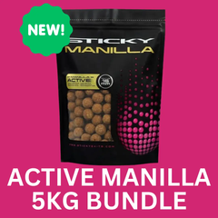 Sticky Baits Active Manilla 5kg Shelf Life 12mm by Billing Tackle
