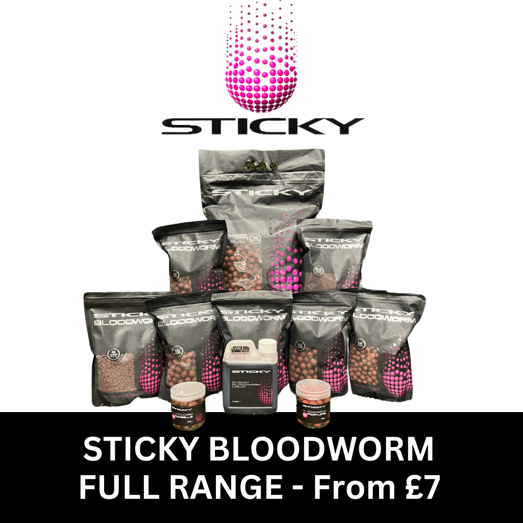 Sticky Baits Bloodworm - FULL RANGE - Boilies Pellets Popups Bag Mix