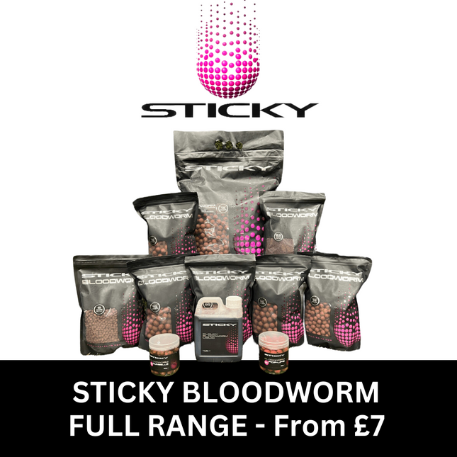 Sticky Baits Bloodworm - FULL RANGE - Boilies Pellets Popups Bag Mix