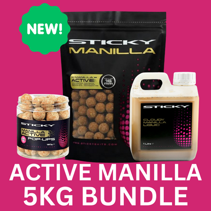 Sticky Baits Manilla ACTIVE Bundle Deals 5kg All Sizes + Popups