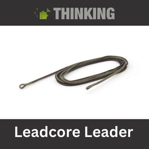 Thinking 1m Leadcore Leader 45lb - Olive Camo