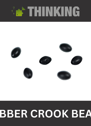 Thinking Anglers 5mm Rubber Crook Beads – Qty 20