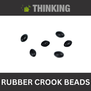 Thinking 5mm Rubber Crook Beads – Qty 20