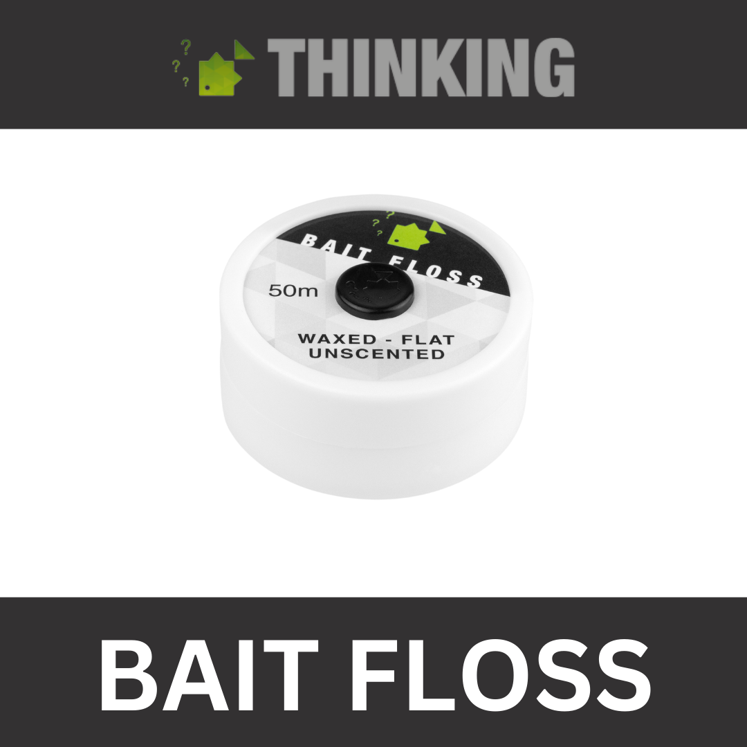 Thinking Anglers Bait Floss Waxed - Flat - Unscented - 50m