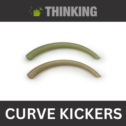 Thinking Anglers Curve Kickers - Brown – Qty 10