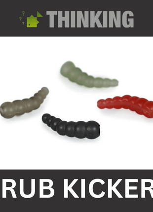 Thinking Anglers Grub Kickers Medium & Large - Tungsten - Qty 10