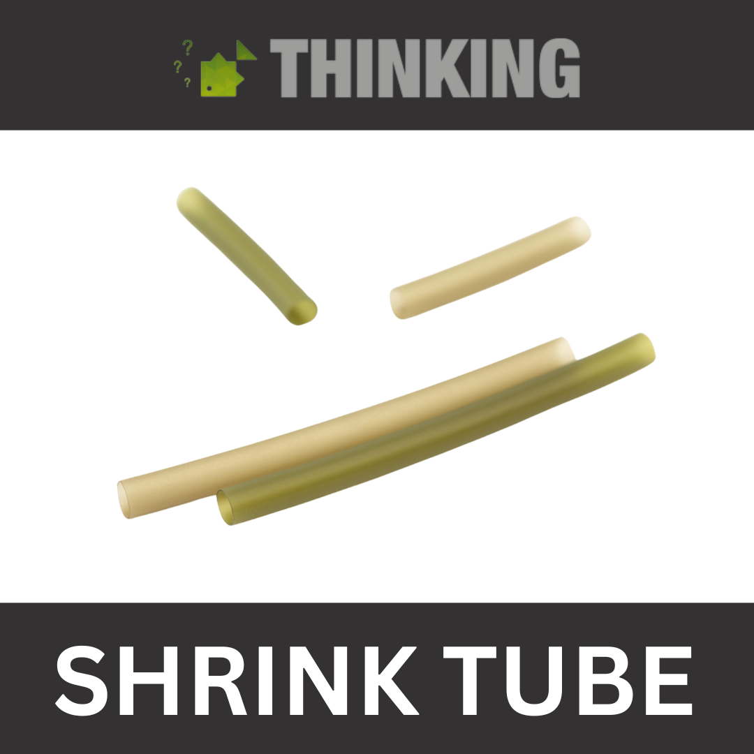 Thinking Shrink Tube Medium - Brown & Green - Qty 10