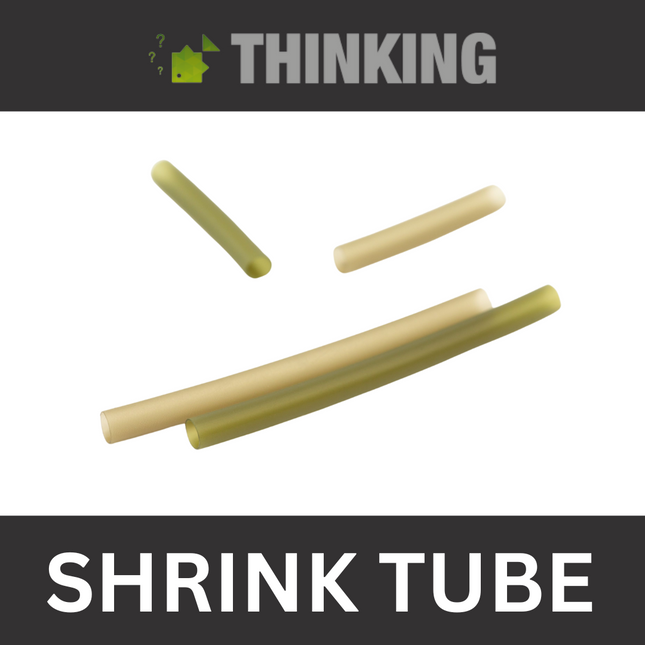 Thinking Anglers Shrink Tube Medium - Brown & Green - Qty 10