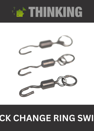 Thinking Anglers Size-11 Quick Change Ring Swivels – Qty 10