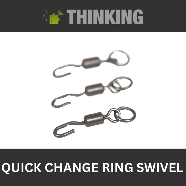 Thinking Anglers Size-11 Quick Change Ring Swivels – Qty 10