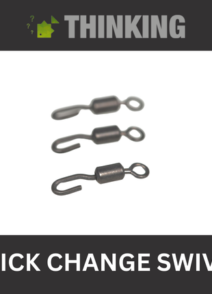 Thinking Anglers Size-11 Quick Change Swivels – Qty 10