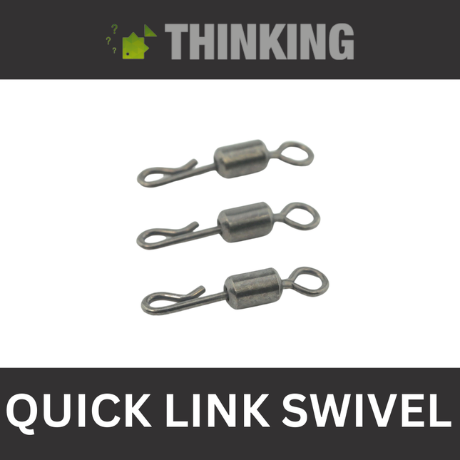 Thinking Anglers Size-11 Quick Link Swivels – Qty 10