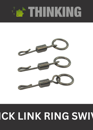Thinking Anglers Size 11 Ring Quick Link Swivels - Qty 10