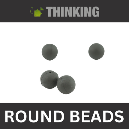 Thinking Anglers Tungsten 5mm Round Beads – Qty 12