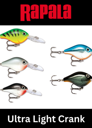 RAPALA Ultra Light Crank *ALL COLOURS*