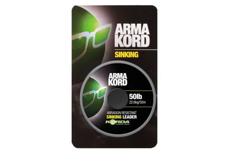 Korda Arma Kord Abrasion Resistant Sinking Leader (50m) by Billing Tackle