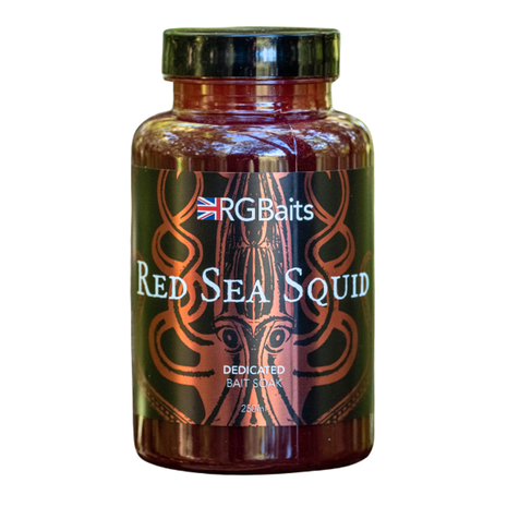 RG Baits Red Sea Squid 250ml Bait Soak