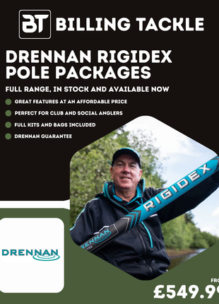 Drennan Rigidex Pole Packages | Full Range Available from £549.99